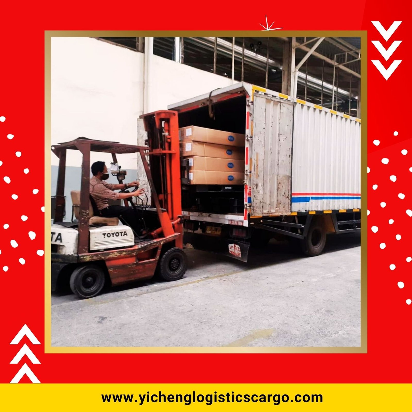 Pengiriman Yicheng Logistics Cargo